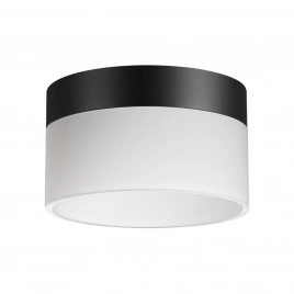 359446 OVER NT24 336 черный Светильник накладной светодиодный IP20 LED 18W 220-240V 4000K 1170Лм AUR