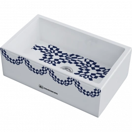 Мойка Mikura 76-Tokyo 2 Natceramic/белый