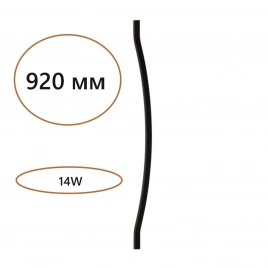 7006/100D HIGHTECH ODL25 242 Дуговой элемент для инсталляции 1000мм IP20 LED 14W Лм 3000K CRI > 90 F