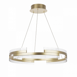 736323 Люстра ROTONDA 55W LED 2835LM 120G ЗОЛОТО 3000K
