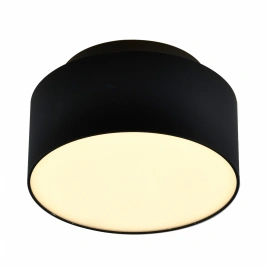 ST166.442.17 Светильник потолочный Черный LED 1*12+5W 4000K 1 190Lm Ra>90 120 ° IP20 D110xH30 85-265