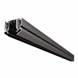 ST046.429.02 Шинопровод 220 под натяжной потолок  ST-Luce Черный Длина 2000мм (Заглушки 2+2 в ком)