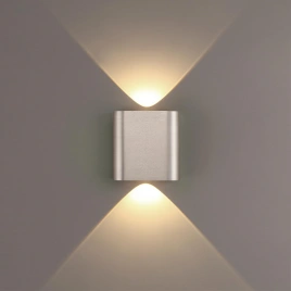 7106/2WL HIGHTECH ODL26 Настенный светильник светильник матовый никель/металл IP20 LED 2W 3000K 220V