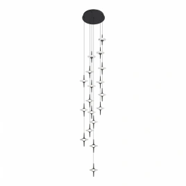 SL6231.403.18 Светильник подвесной ST-Luce Черный/Прозрачный LED 18*5W 4000K
