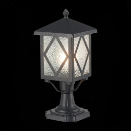 SL084.405.01 Светильник уличный наземный ST-Luce Черный/Черный, Прозрачный E27 1*60W