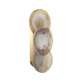 7065/10WL L-VISION ODL25 351 Настенный светильник бронзовый/металл/акрил/агат IP20 LED 10W 3000K 220