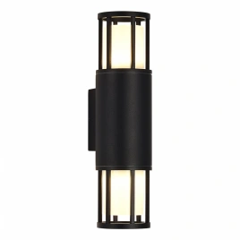SL9017.401.02 Светильник уличный настенный ST-Luce черный/черный GU10 2*15W