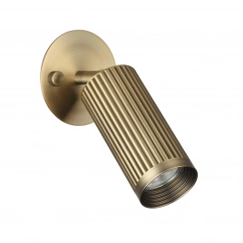 7013/1WA HIGHTECH ODL25 683 Настенный св-к поворотный на 180°/350° металл/под латунь IP20 LED GU10 1