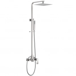 Душевая стойка ABBER Wasserfall AF8616SPL с изливом, сатин