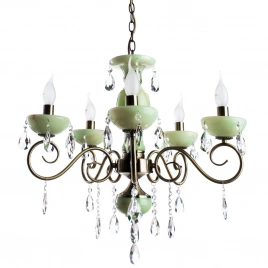Подвесная люстра Arte Lamp ONYX GREEN A9592LM-5AB