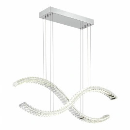 SL6206.103.44 Светильник подвесной ST-Luce Хром/Прозрачный LED 1*44W 3000K
