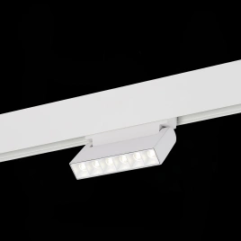 ST364.546.06 Магнитный трековый светильник белый LED 1*6W 4000K 532Lm Ra>80 36° IP20 L120xW22xH108 4