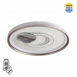 7787/85L PIKO LED SN 078 Светильник металл/белый/бронза LED 85Вт 3000-6500K D495 IP20 пульт ДУ GEMIN