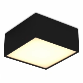 ST608.432.12 Светильник потолочный Черный LED 1*12W 3000K 1 080Lm Ra>90 120° IP20 L120xW120xH55 180-