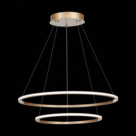 ST604.243.56 Светильник подвесной ST-Luce Золотистый/Белый LED 1*56W 4000K