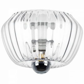 809000 Люстра CELESTA 1х6W (led) E14 ПРОЗРАЧНЫЙ/БЕЛЫЙ