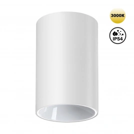 359416 OVER NT24 376 белый Светильник накладной влагозащищённый IP54 LED 10W 170-265V 3000К 830Лм RE