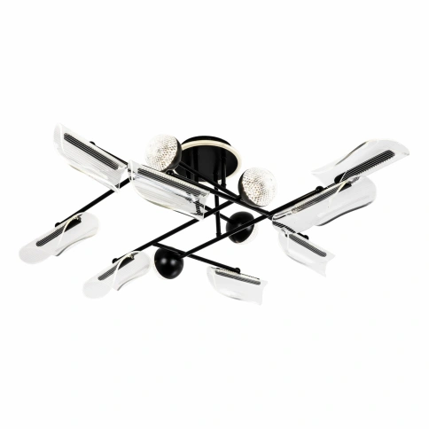 Потолочный cветильник LED4U L3200-12 BK фото 1