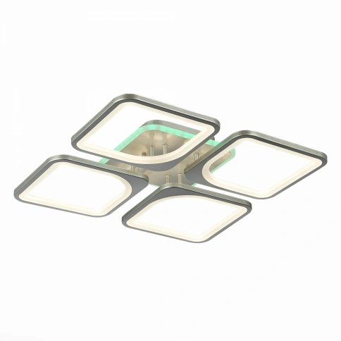 SLE500492-04RGB Светильник потолочный Серебристый/Белый LED 1*136W RGB 8W 3000-6000K фото 1