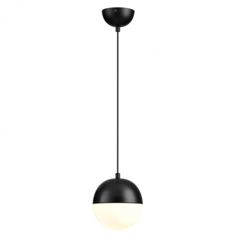 4958/1 PENDANT ODL22 471 черный/металл/белый/стекло Подвес E27 1*40W PINGA фото 2