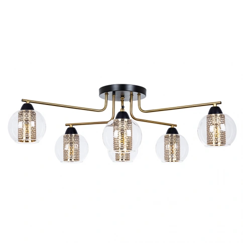 Потолочная люстра Arte Lamp MANCHESTER A7045PL-6BK фото 1