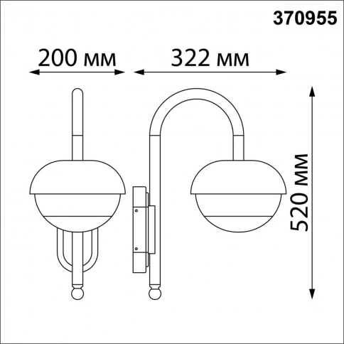 370955 STREET NT23 357 черный Светильник ландшафтный IP54 E27 max 40W 220-240V ACORN фото 1