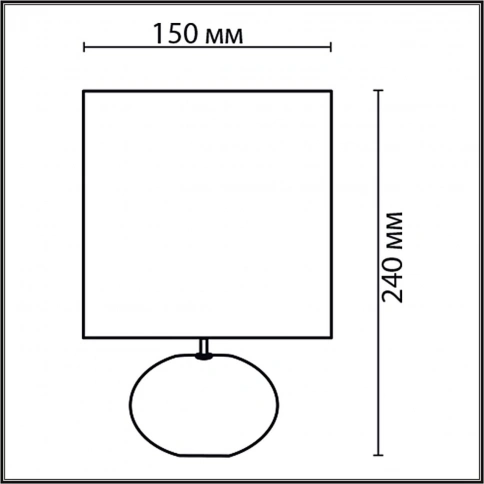 8135/1T MODERNI LN25 381 бежевый, керамика/текстиль Настольная лампа Е14 1*40W 220V RAMORA фото 1