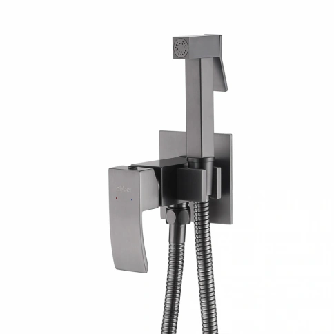Смеситель ABBER Wasserfall AF8625NG с гигиеническим душем, никель фото 1