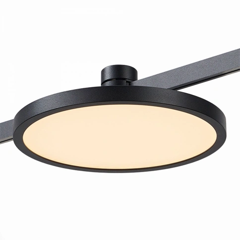 ST818.446.12 Магнитный трековый светильник FARM Черный LED 1*10W 4000K 500Lm Ra80 120 IP20 D168xH54 фото 1