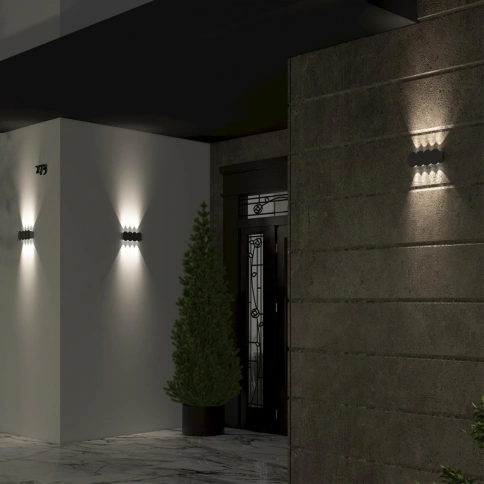 358561 STREET NT21 374 темно-серый Ландшафтный настенный светильник IP54 LED 4000K 8W 85-265V CALLE фото 2