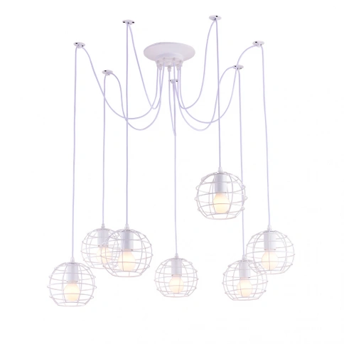 Подвесная люстра Arte Lamp SPIDER A1110SP-7WH фото 1