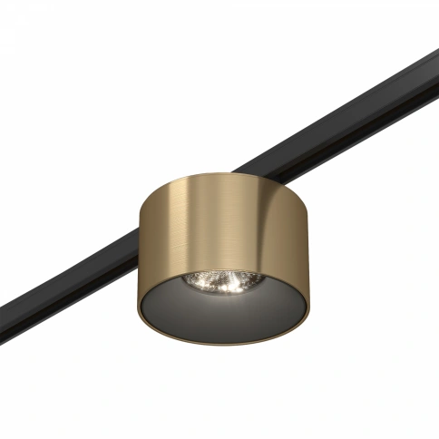 ST669.346.05 Магнитный трековый светильник Латунь LED 1*5W 4000K 350Lm Ra>90 36° IP20 D60xH38 24V фото 1