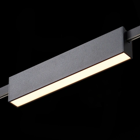 ST817.406.12 Магнитный трековый светильник FARM Черный LED 1*12W 3000K 576Lm Ra90 120 IP20 L232xW24x фото 1