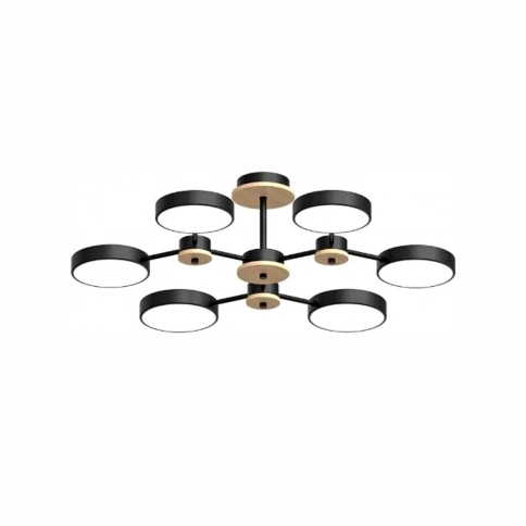 Потолочный cветильник LED4U L3216-730 BK фото 1