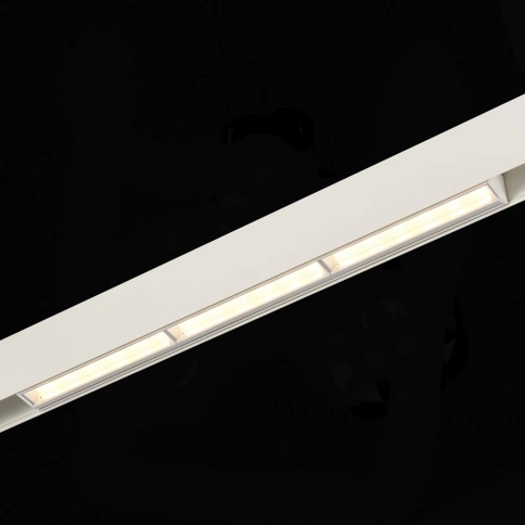 ST804.546.18 Магнитный трековый светильник Белый LED 1*18W 4000K 1 400Lm Ra>90 120° IP20 L330xW22xH4 фото 1