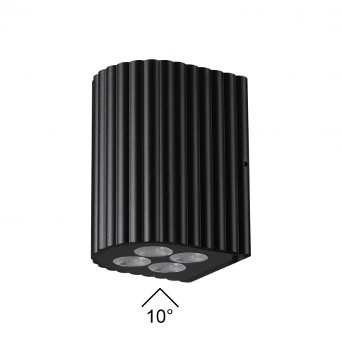 7127/8WL NATURE ODL25 Фасадный светильник черный/металл IP54 LED 8W 10°  220-240V GLENN фото 1