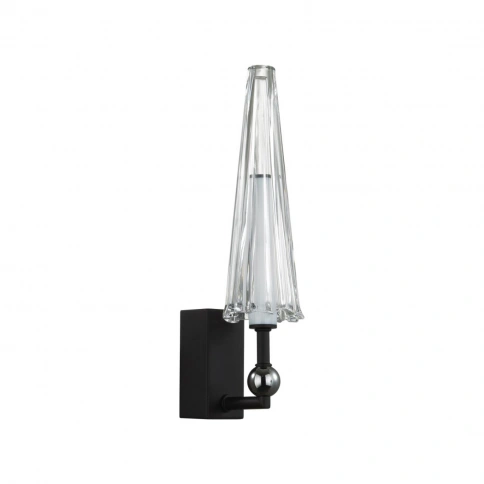5429/5WL MODERN ODL_EX24 137 черный матов./прозрачный/металл/стекло/акрил Бра LED 5W 3000K 350Лм FUN фото 2