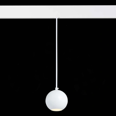 ST354.533.12 Магнитный трековый светильник подвесной Белый LED 1*12W 3000K 750Lm Ra>80 36° IP20 D100 фото 1