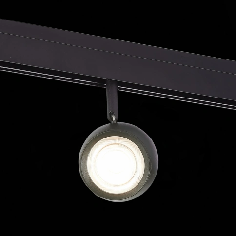 ST355.446.10 Магнитный трековый светильник Черный LED 1*10W 4000K 470Lm Ra>80 36° IP20 L120xW50xH176 фото 1