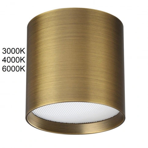 7128/8CL HIGHTECH ODL26 Потолочный светильник бронза/металл IP20 LED 8W 480Лм 3000K/4000K/6000K 120° фото 2