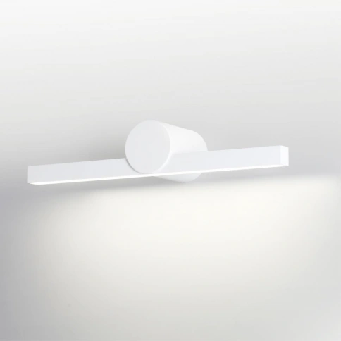 6624/8WL HIGHTECH ODL24 601 белый/металл/акрил Настенный светильник IP54 LED 8W 4000K 220V ABRI фото 3