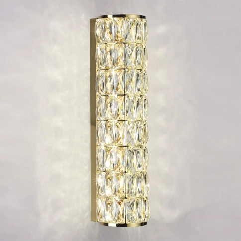 4926/8WL L-VISION ODL24 601 золото/металл/хрусталь Настенный светильник LED 8W 4000K 463Лм PANTA фото 3