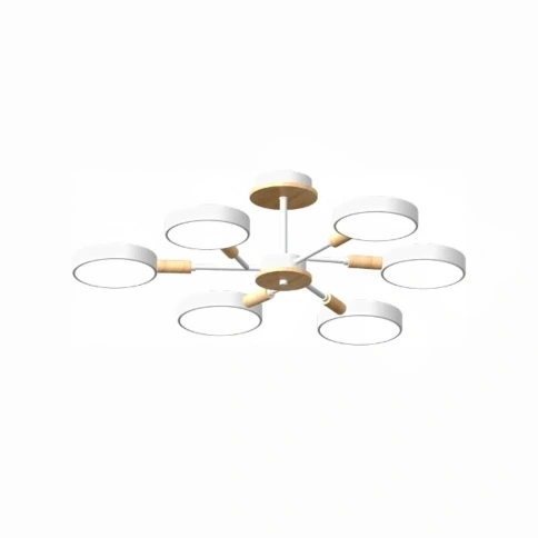 Потолочный cветильник LED4U L3218-740 WH фото 1