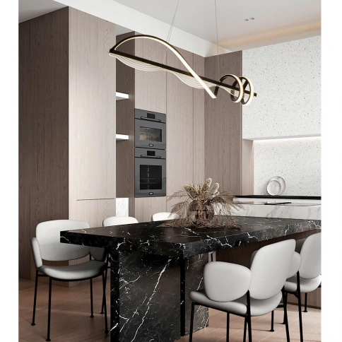 Подвесной светильник LED4U L7508-1000 BK фото 2