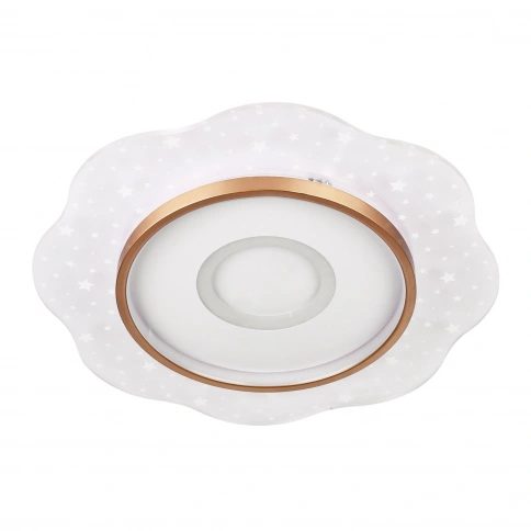 Потолочный cветильник LED4U L1028-500 WH-GD фото 1
