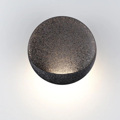 7003/7WL HIGHTECH ODL25 253 Настенный светильник черный ice crack/акрил IP44 LED 7W 231Лм 3000K CRI  фото 3