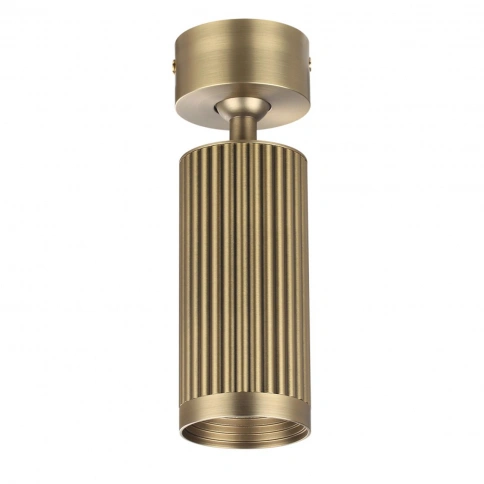 7013/1C HIGHTECH ODL25 343 Потолочный св-к поворотный на 360° металл/под латунь IP20 LED GU10 10W 22 фото 2