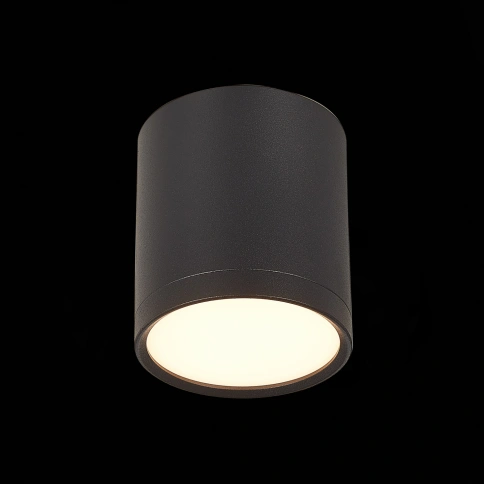 ST113.432.05 Светильник потолочный Черный LED 1*5W 3000K 390Lm Ra>90 120° IP20 D68xH75 170-240V фото 1