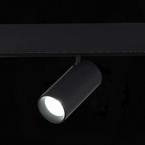 ST375.406.12.1 Магнитный трековый светильник SMART Черный LED 1*12W 2700K-6500K 1 080Lm Ra90 36о IP2 фото 1