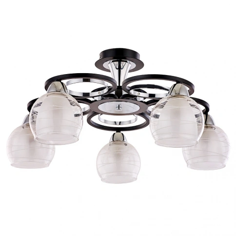 Потолочная люстра Arte Lamp GINEVRA A1604PL-5BK фото 1
